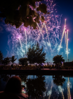 Fête Nationale dans le Nord : Feu d'artifice à Lille