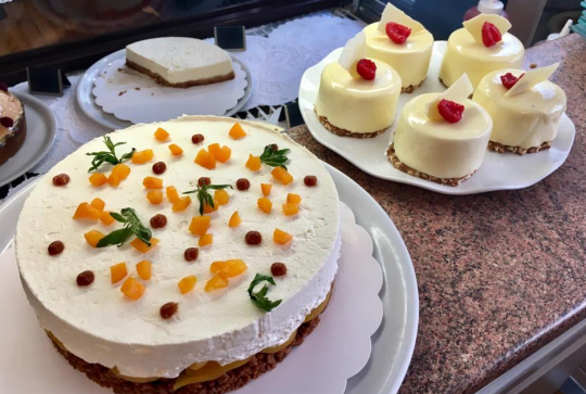 Le Salon d'Eugénie - Entremet chocolat blanc framboise