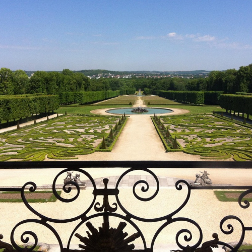 Château de Champs-sur-Marne : vue sur les jardins