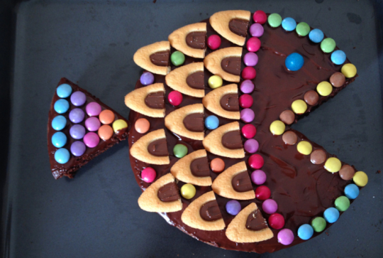 Gâteau poisson aux Smarties