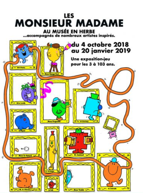 Les Monsieur et Madame au Musée en Herbe