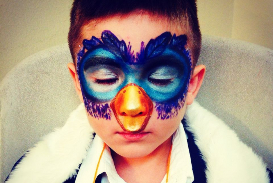 Maquillage Zazu - Anniversaire Roi Lion