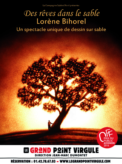 Affiche des rêves dans le sable
