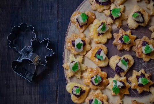 Biscuits salés au foie gras