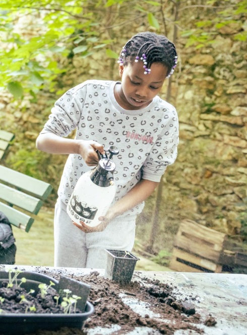 Jardin caché au Centquatre : atelier enfants