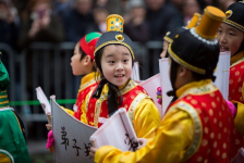 Nouvel an chinois : défilé à Paris, enfants