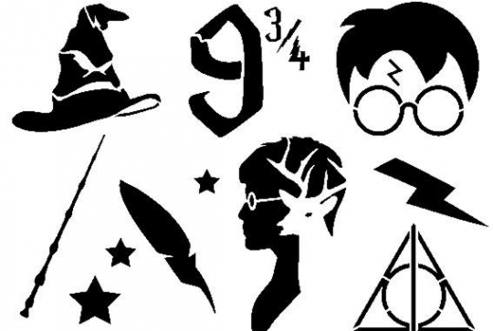 Fête Harry Potter - Pochoirs