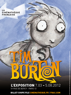 Exposition Tim Burton - affiche