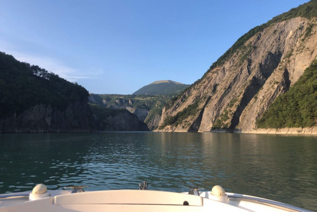 Lac de Monteynard - Bateau