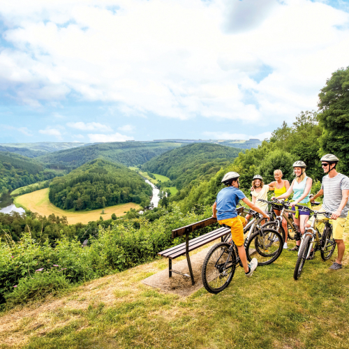 Wallonie : panorama sur le 'Tombeau du Géant'