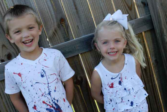 DIY peinture t-shirt enfant