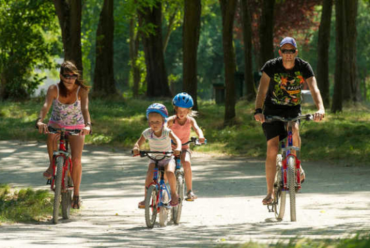 Tour du lac de Miribel à vélo