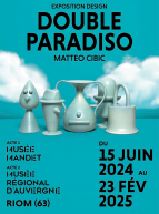Double Paradiso - Acte II : Affiche avec des sculpture en céramisque