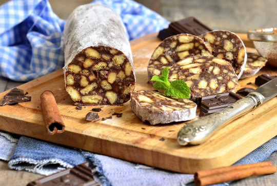 1er avril : saucisson au chocolat