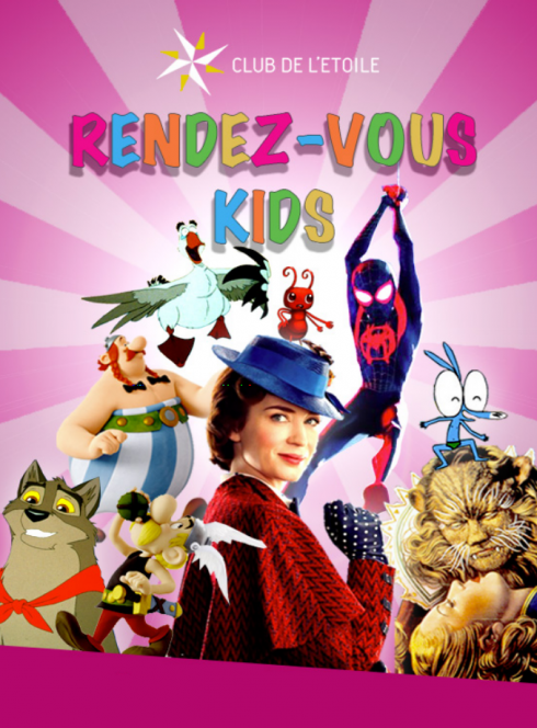 Les Rendez-vous Kids du Club de l'Étoile : janvier, mars 2019