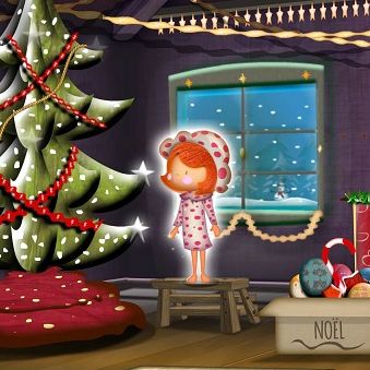 Rose Milany attend le Père Noël