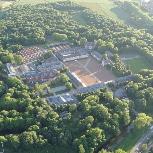 La citadelle Vauban d'Arras : vue du ciel