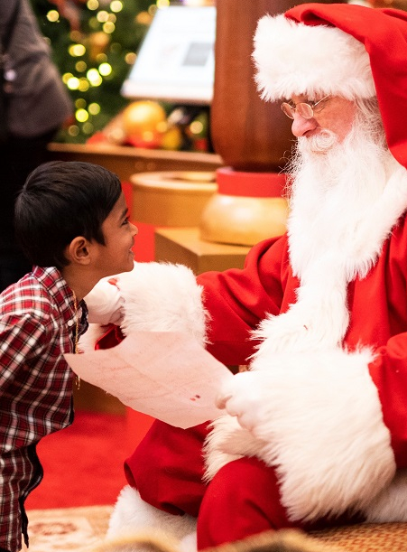 La Piste aux Étoiles : Père Noël et enfant