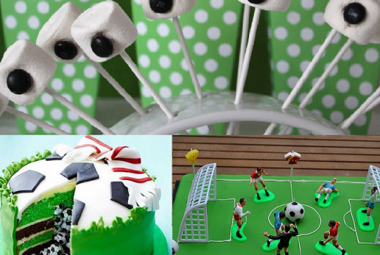 Marque place en carton Football - Decoration anniversaire foot pas