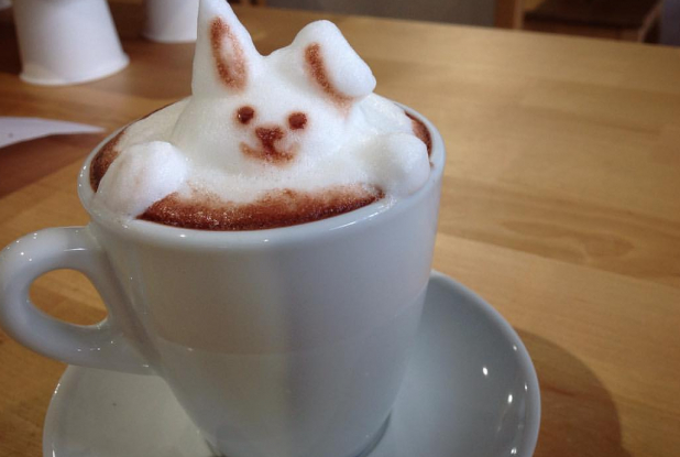 Adorable boisson chaude