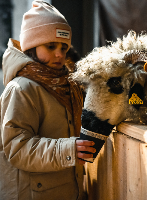 La Ferme du Père Noël dans les Monts du Genevois - petite fille