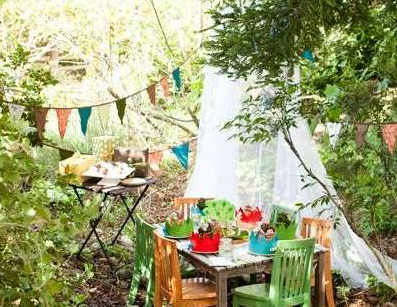 Table de fête écolo