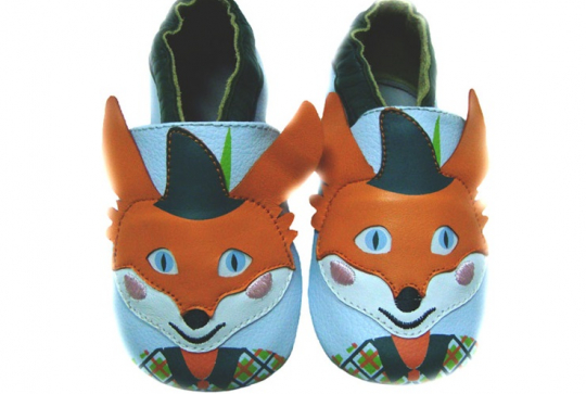 Chaussons renards Lait et Miel