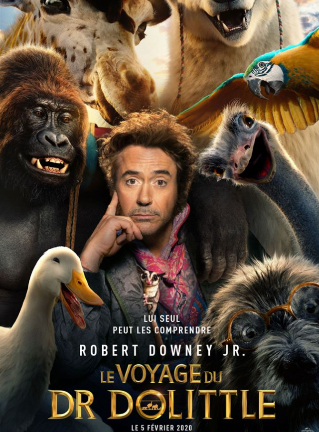 Film à Voir En Famille 2020 Le Voyage du Dr Dolittle : comédie, film à voir en famille le 5 février