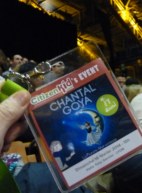 Backstage avec Chantal Goya