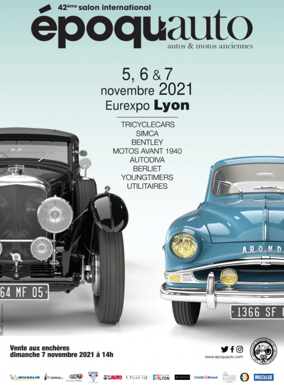 Salon Époqu'Auto : Affiche 2021