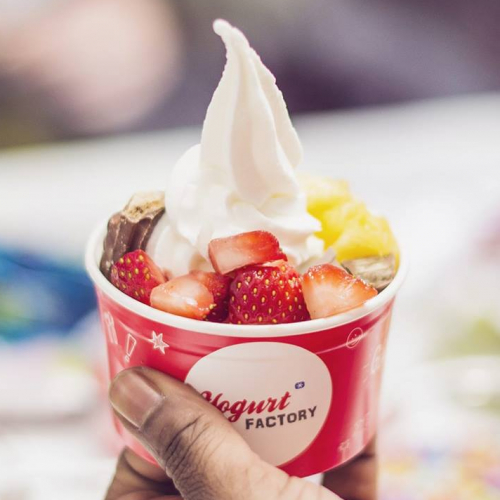 Yogurt Factory - Nantes : pot de yaourt glacé