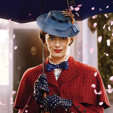 Le retour de Mary Poppins : affiche parapluie