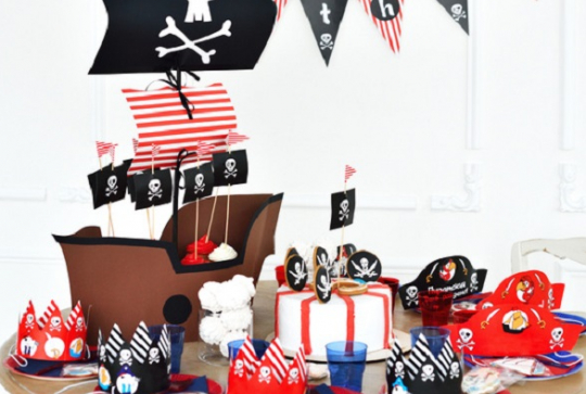 Anniversaire pirate - Décoration