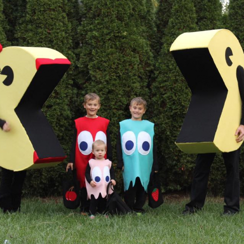 Déguisement famille PacMan