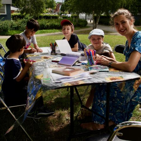 Atelier manuel enfants extérieur