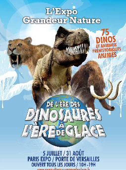 De l'ère des dinosaures à l'ère de glace