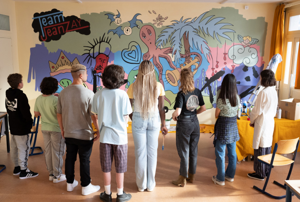 L'école est à nous - peinture