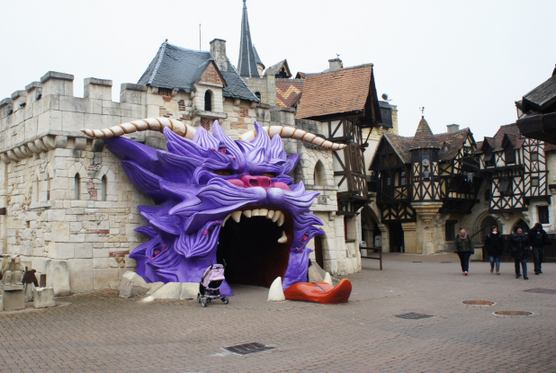 La sortie du train fantôme