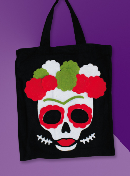 Sac à bonbons tête de mort