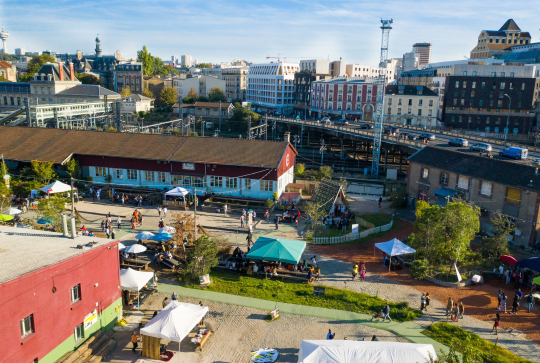 La Cité Fertile : vue d'en haut
