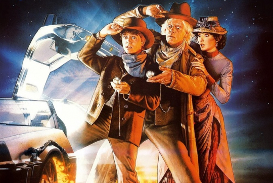 Retour vers le futur III : affiche