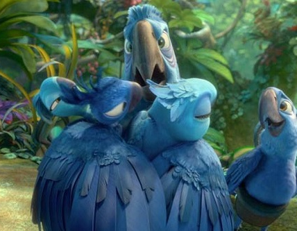 Le père de Perla découvre ses trois petits-enfants dans "Rio 2".