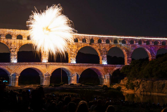 féeries du pont du gard