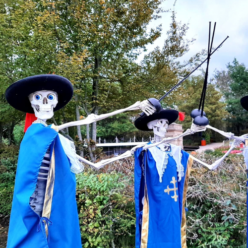 Halloween 2024 à France Miniature : mousquetaires squelettes