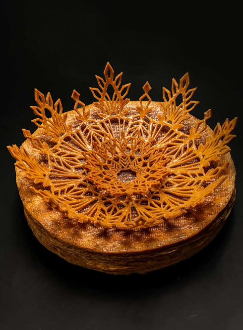 Nina Métayer : galette des rois "Le Flocon des rois"