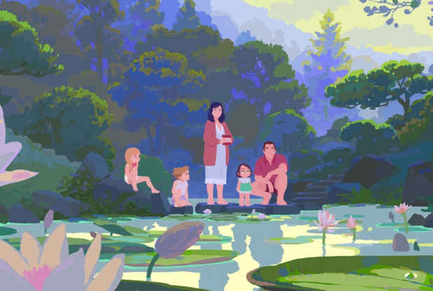 Amélie et la métaphysique des tubes : nénuphars