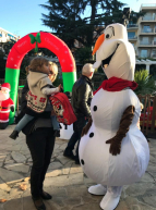 Olaf à Lou Pitchoun Parc pour les vacances de Noël