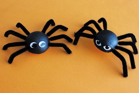 Bricolage araignées Box Halloween