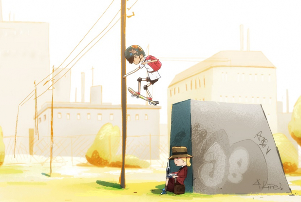 Agatha, ma voisine détective - Skate