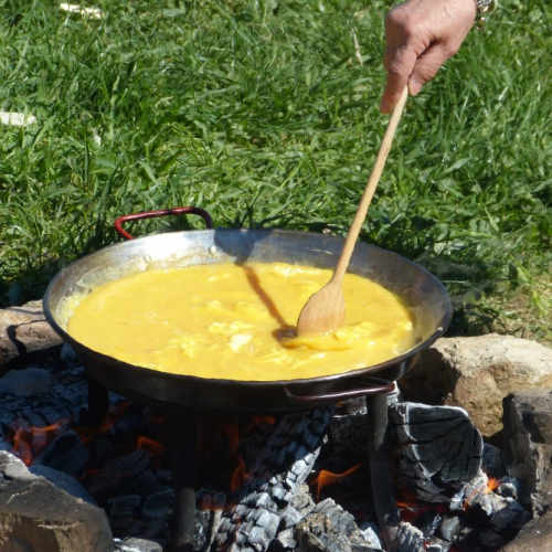 Omelette pascale à Ambrussum